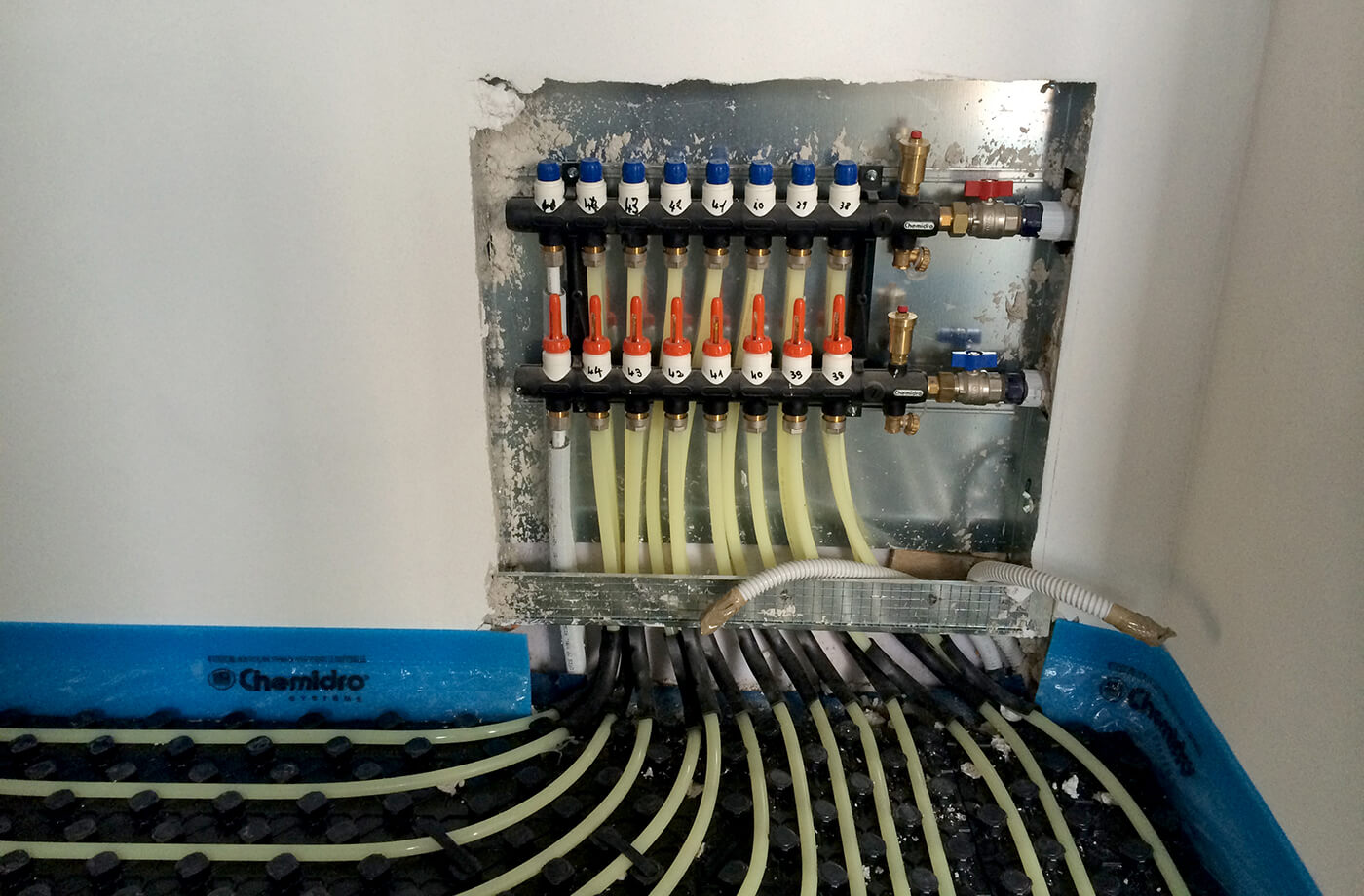 riscaldamento a pavimento - Condominio