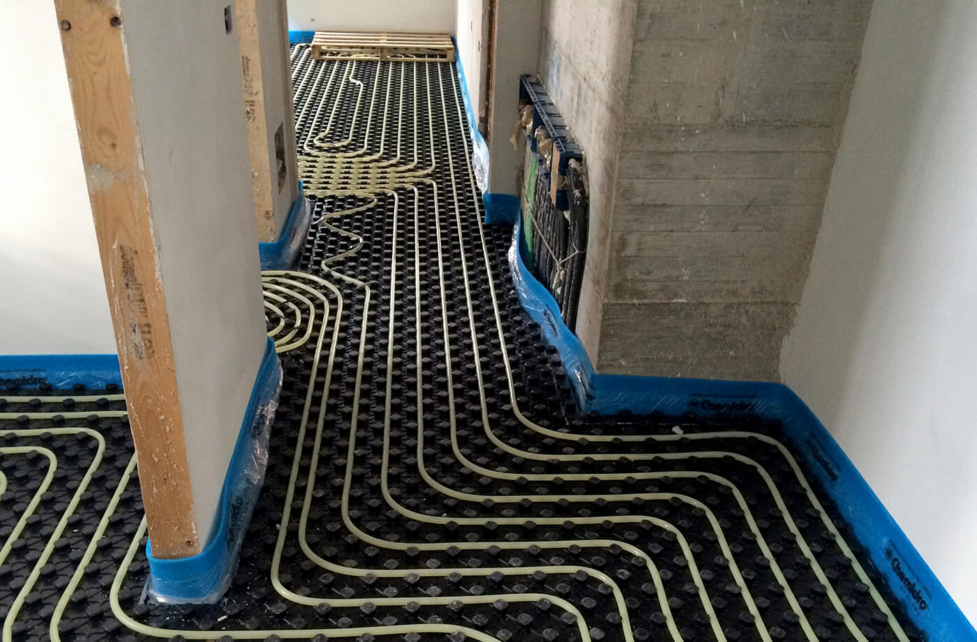 riscaldamento a pavimento - Condominio