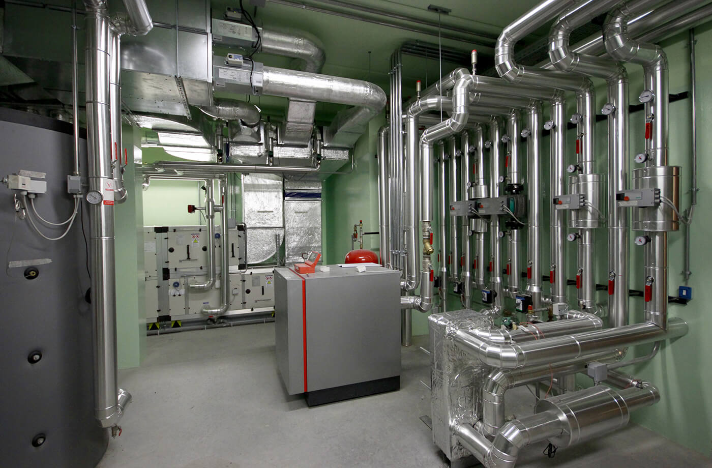 impianto termico, pompa di calore - villa privata