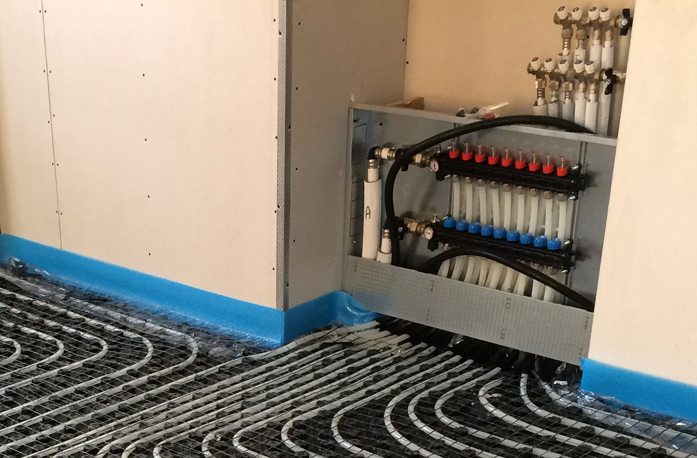 impianto radiante a pavimento - condominio