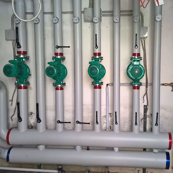 impianto termico - impianti sportivi Orciano