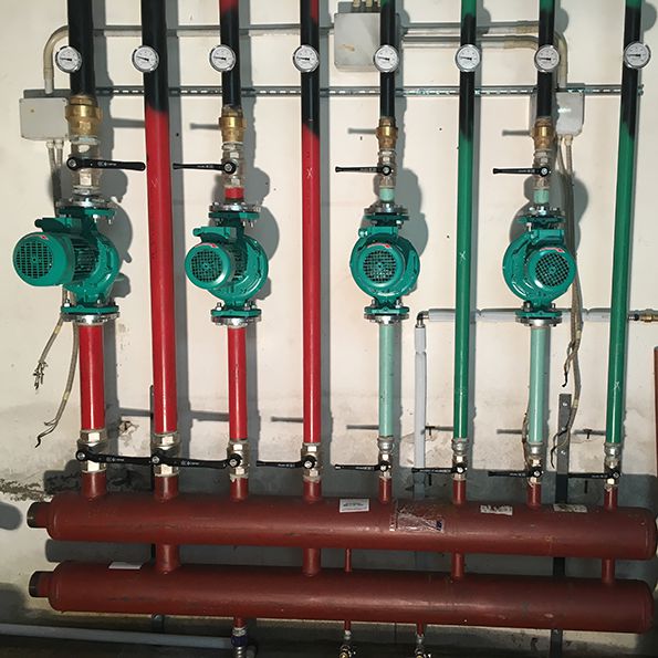 impianto termico - impianti sportivi Orciano